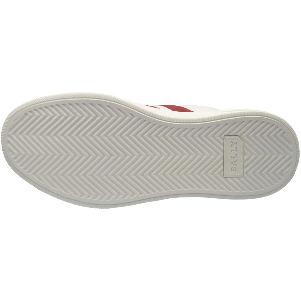 Men's Myles Leather Sneakers, White - Krush Clothing