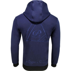 Premium 40 Below Velour Logo Hoodie PS9230201 , Navy / White - Krush Clothing